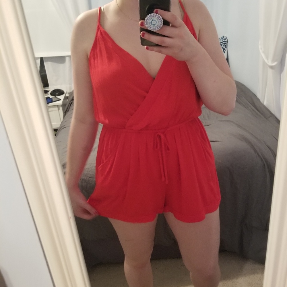 Red Express Romper